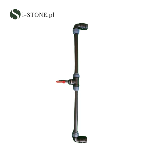 Łącznik IBC zawór PCV | 1" rura HDPE 50mm